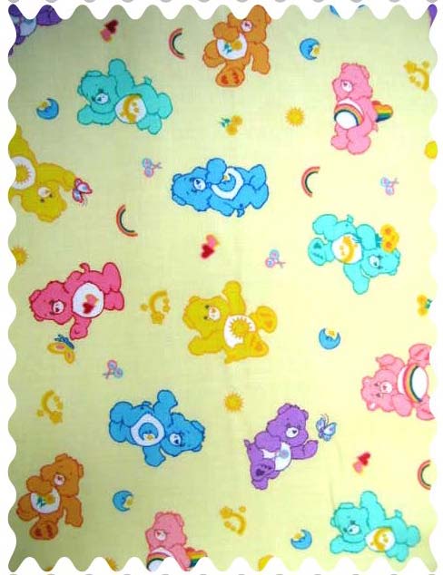 Care Bears Yellow Fabric