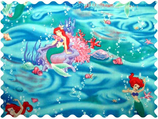 Little Mermaid Fabric