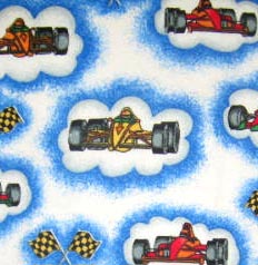 Race Cars Blue