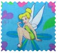 Tinkerbell Woven Fabric