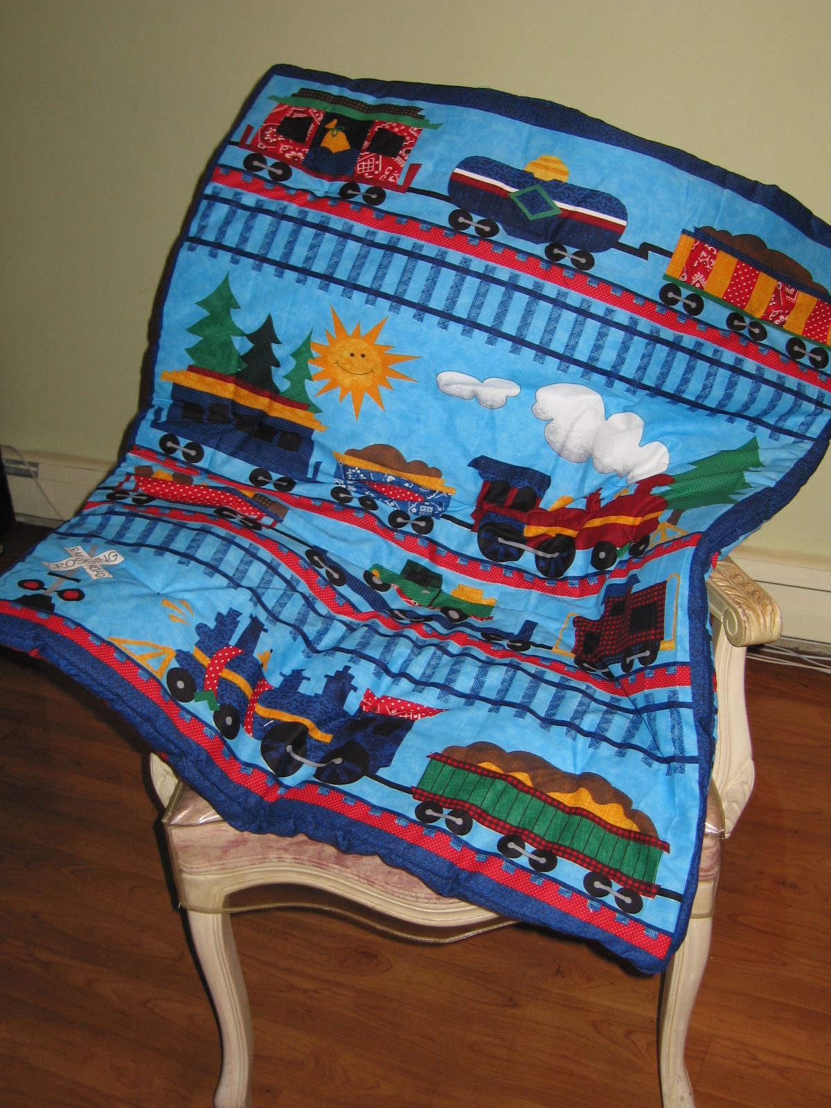 Trains Crib Comforter (com09)