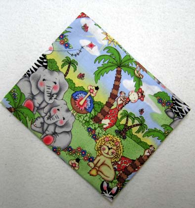 Lively Jungle Animals Cotton Baby Pillow Case