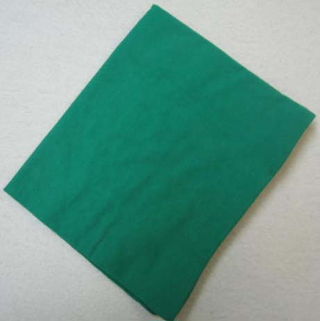 Hunter Green Flannel Baby Pillow Case