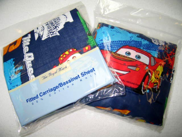 Cars! 2 Pack Bassinet Sheets (403)