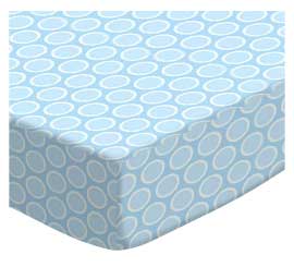 Pastel Blue Bubbles Woven