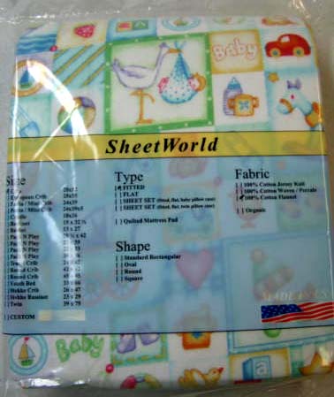 Baby Toys Flannel Crib Sheet
