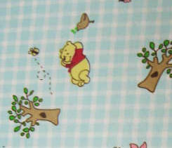Pooh Blue Grid