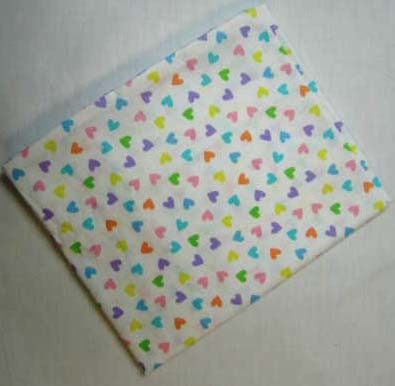 Colorful Hearts Cotton Baby Pillow Case