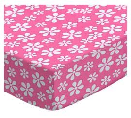 Primary Pink Floral Woven