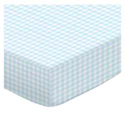 Pastel Blue Gingham Woven