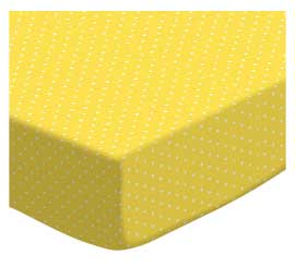 Primary Pindots Yellow Woven