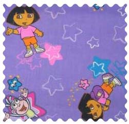 Dora Purple Fabric