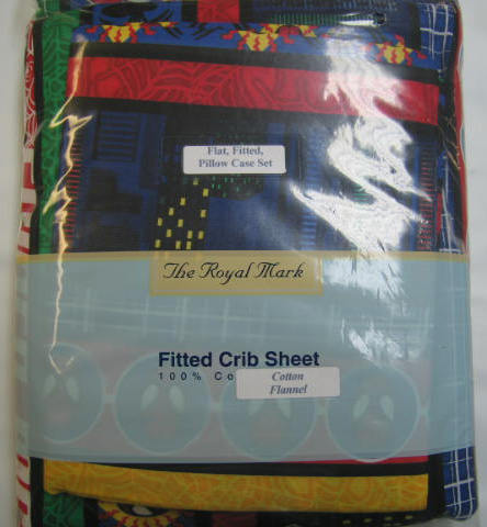 Panoramic Spiderman Crib Sheet Set