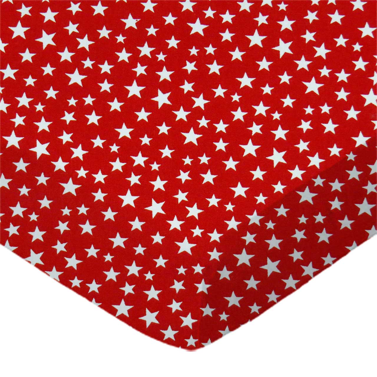 SheetWorld Fitted Crib Sheet 28x52, Cotton Woven Hearts and Stars Prints, USA - Picture 8 of 9