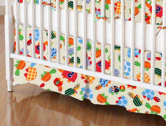 Turtle Fun Yellow Crib Toddler Sheets Sheetworld
