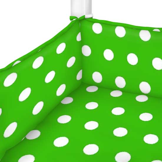 Polka Dots Green Crib / Toddler Sheets Sheetworld