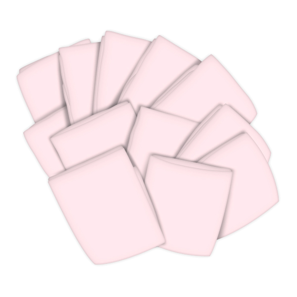 Crib / Toddler - Baby Pink Jersey Knit - Flat