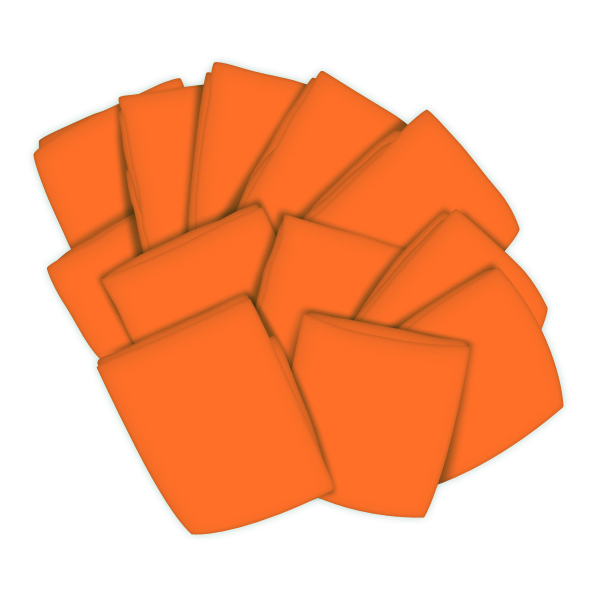 Portable / Mini Crib - Burnt Orange Jersey Knit - Fitted (24x38x3)