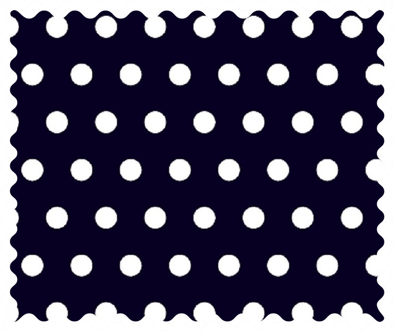 Polka Dots Navy Fabric Fabric Shop sheet
