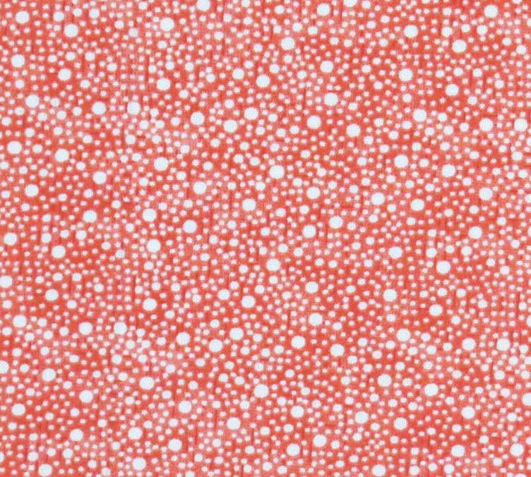 Moses Basket - Confetti Dots Coral - Fitted