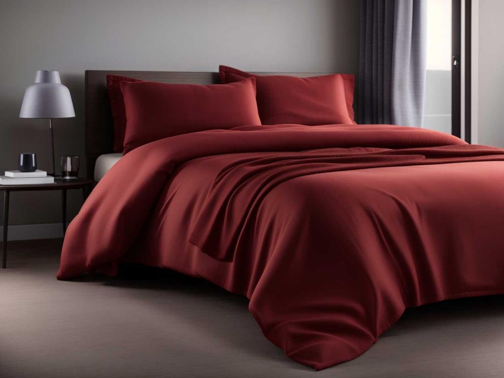 Crimson Red Narrow Twin XL sheet
