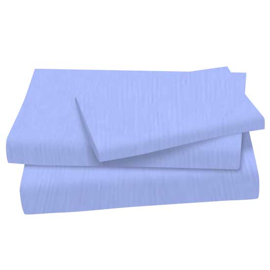 Solid Blue Cotton Woven Twin Sheet Sets sheet