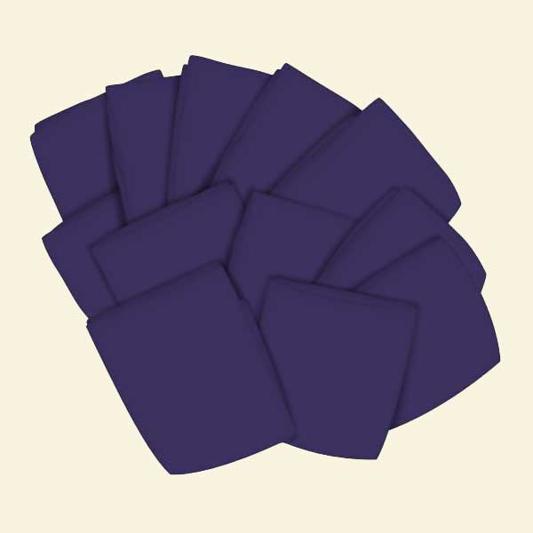 Crib / Toddler - Purple Jersey Knit - Flat