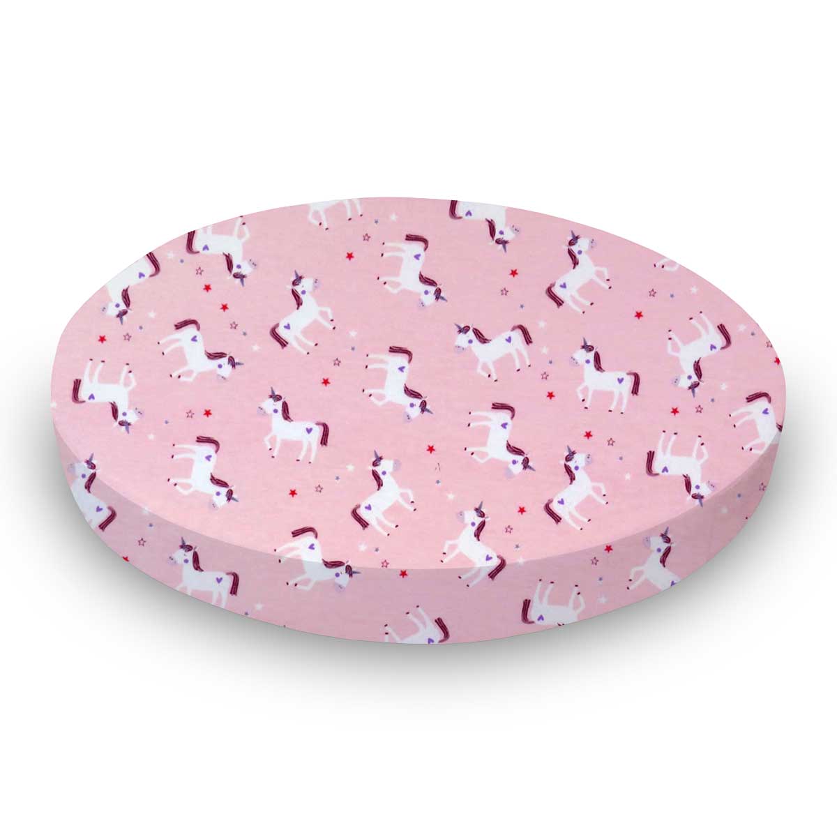 Unicorns Pink Oval Stokke Mini Sheets Sheetworld