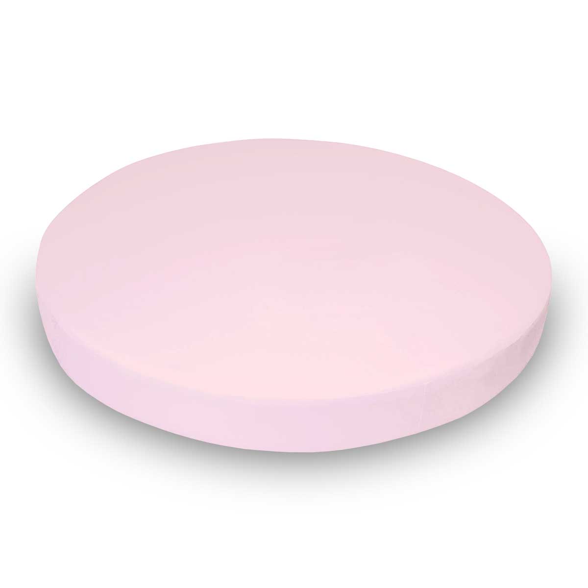 Oval Crib (Stokke Sleepi) - Baby Pink Jersey Knit - Fitted  Oval