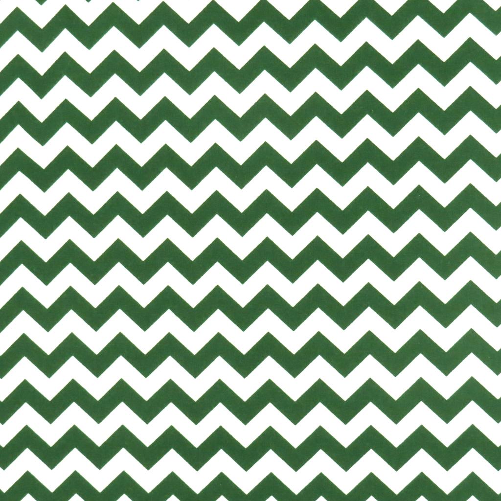 Square Play Yard (Graco) - Hunter Green Chevron Zigzag - Fitted