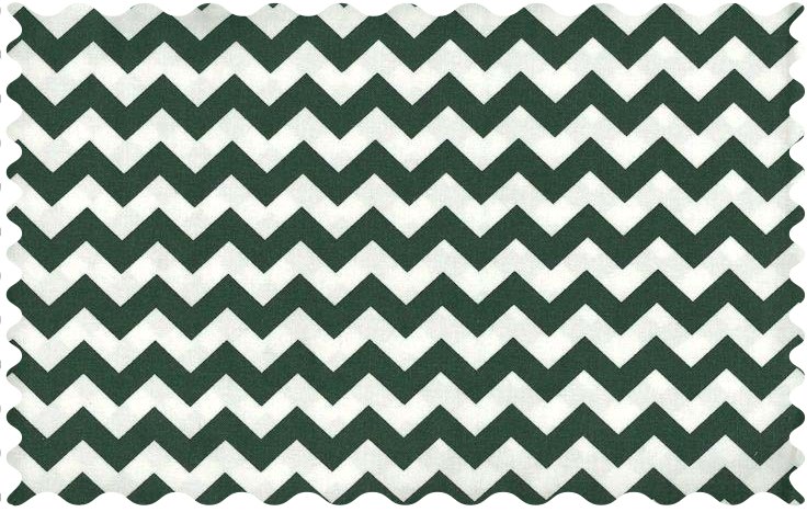 Hunter Green Chevron Zigzag Fabric Fabric Shop sheet