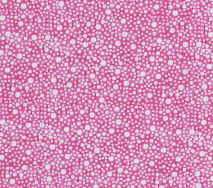 Moses Basket - Confetti Dots Pink - Fitted