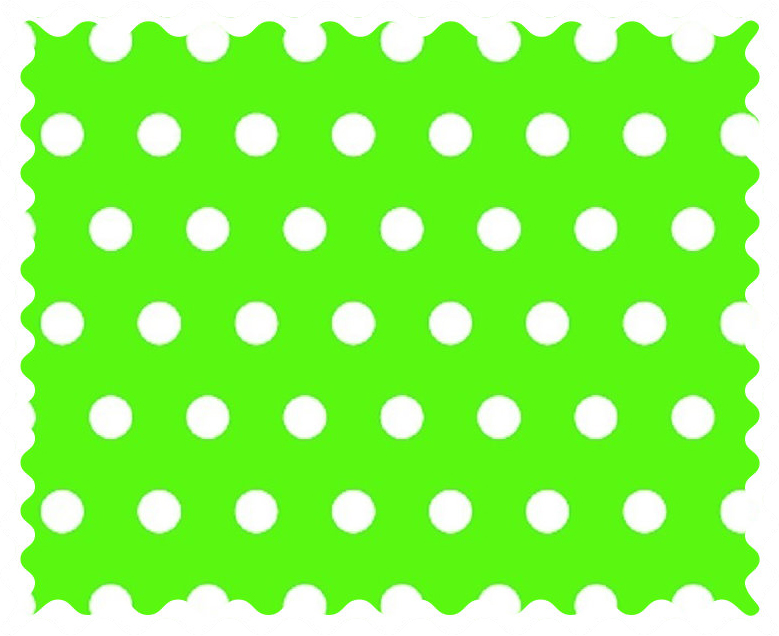 Polka Dots Lime Fabric Fabric Shop sheet