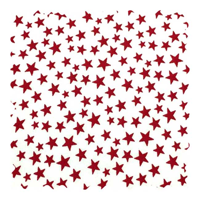 Fabric Shop - Red Stars Fabric - Yard