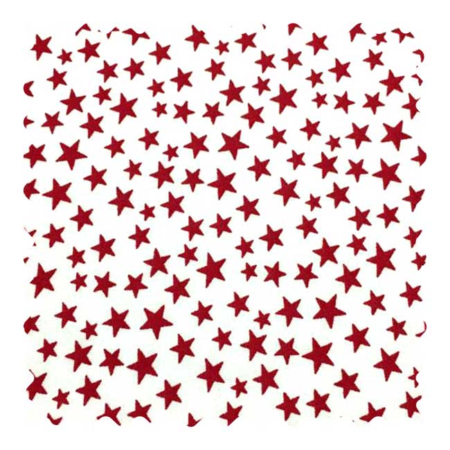 Red Stars Fabric Fabric Shop sheet
