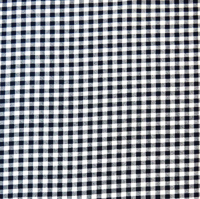 Cradle - Navy Gingham Check - Fitted