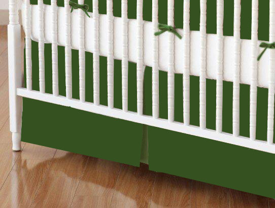 emerald green crib sheet