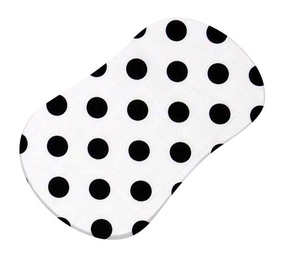 Black Polka Dots