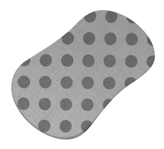 Grey Polka Dots Grey