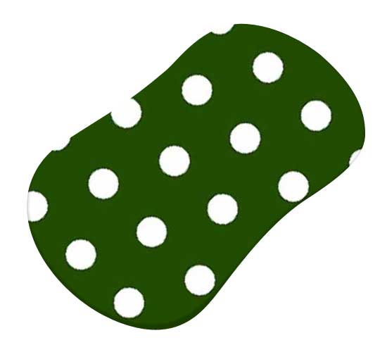 Polka Dots Hunter Green