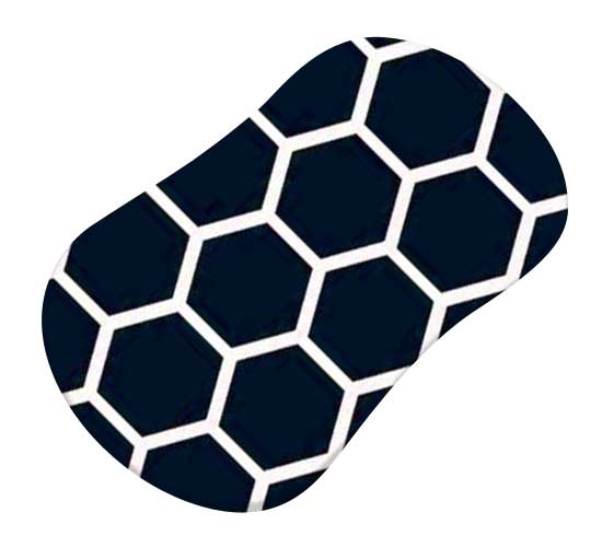 Navy Honeycomb