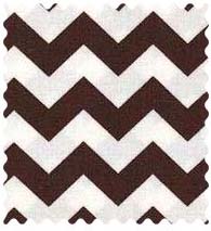 Brown Chevron Zigzag Fabric