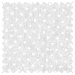 White On White Pindots Fabric