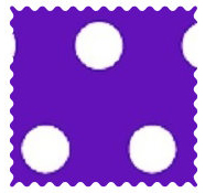 Polka Dots Purple Fabric