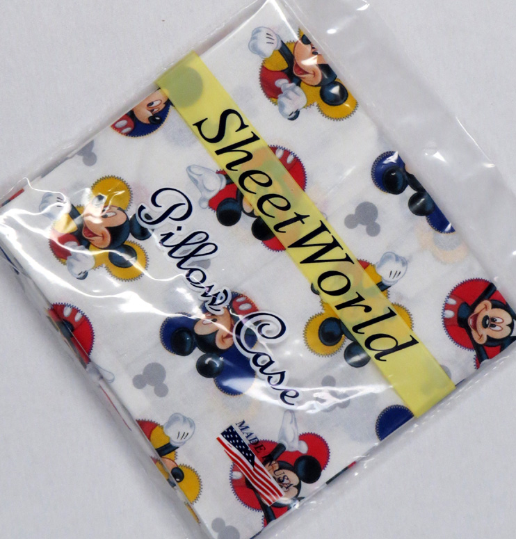 Mickey Mouse Cotton Baby Pillow Case