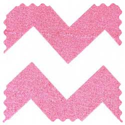 Sparkly Pink Chevron Fabric