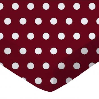 Polka Dots Burgundy