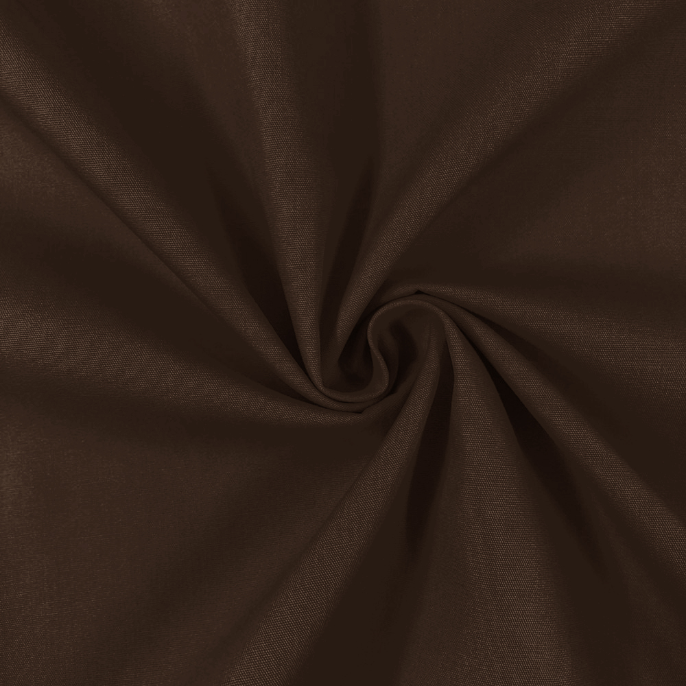 Solid Brown Woven Fabric