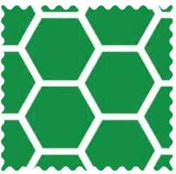 Green Honeycomb Fabric