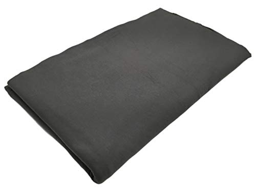 3 Pack - Solid Dark Grey Jersey Fabric Strips - 25` x 46`